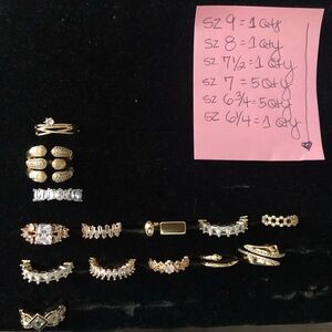 15 qty NEW Pretty Bird Rings Size 6-1/4 to Size 9